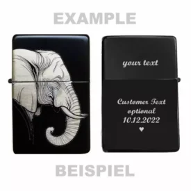 Geschenkidee Elefant mit persönlichem Text personalisiert