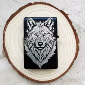 Geschenkidee Totemtier Wolf personalisiert